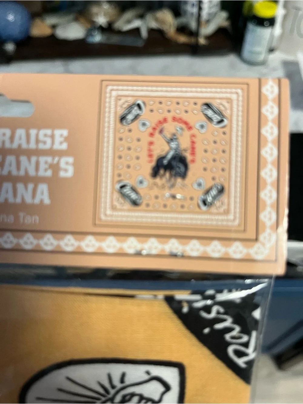 Canes Nashville Tan Bandana Scarf - Branded Western Wrap NWT